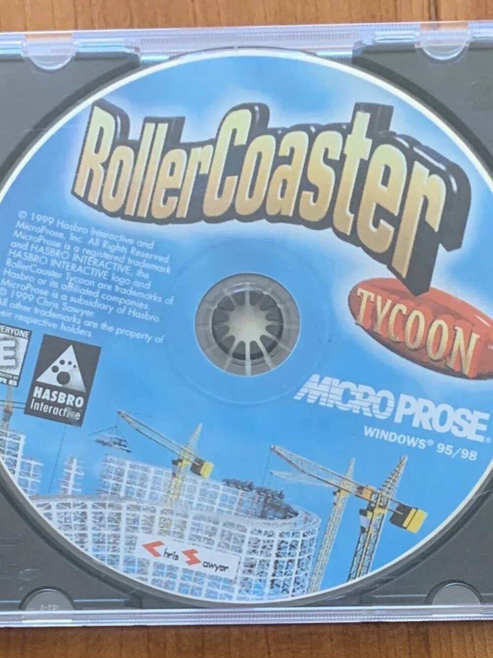 RollerCoaster Tycoon (PC Game, CD-ROM, 1999) Hasbro Interactive MicroProse